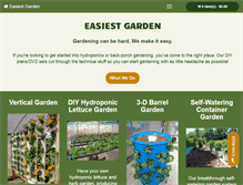 Tablet Screenshot of easiestgarden.com